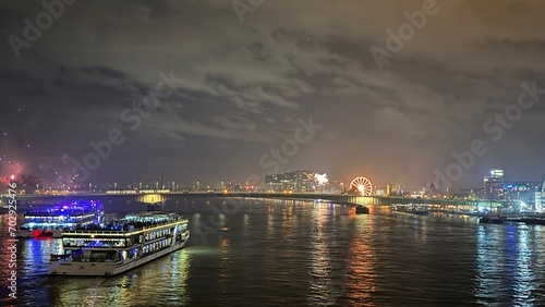 Canvas Print Silvester Köln