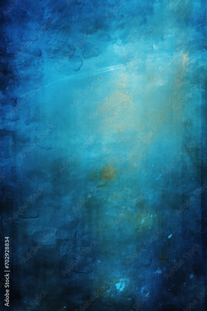 Textured electric blue grunge background