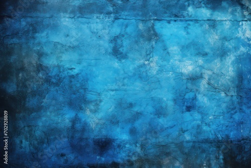 Textured electric blue grunge background © GalleryGlider