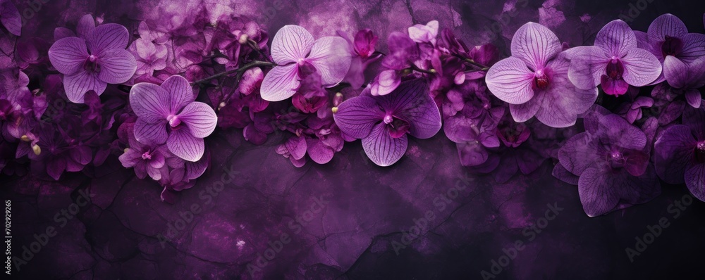 Textured dark orchid grunge background - obrazy, fototapety, plakaty 