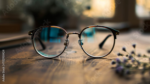 AI generated photo of a pair of glasses