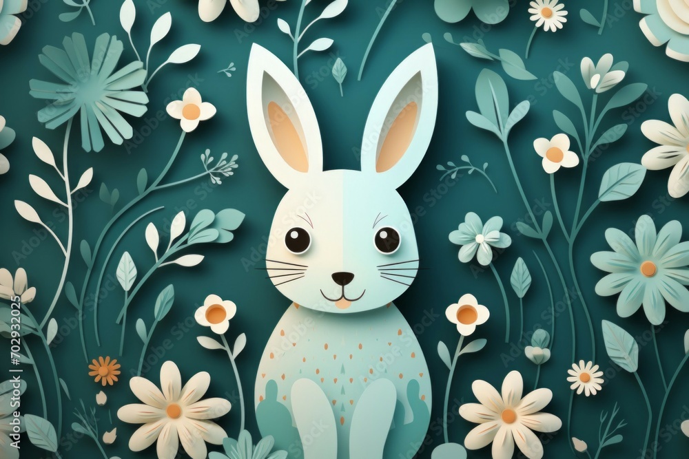 Easter pattern or backdrop. Background with selective focus and copy space
