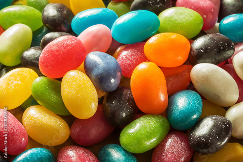 jelly beans candies sweets tasty candy easter gourmet jujube licorice rainbow chocolate sour gummy background jellybean colorful sugar sweet dessert jellybeans delicious flavor assorted easter photo