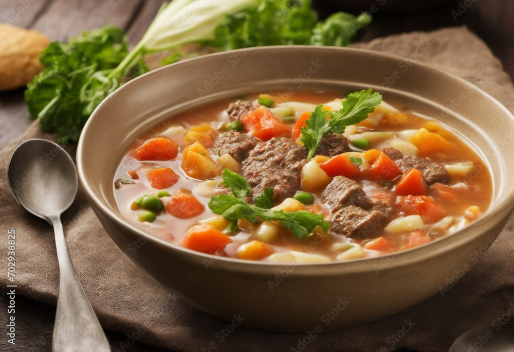 Beef and Veggie Soup Beef and Veggie Soup