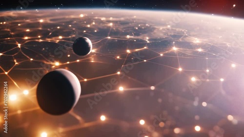 espace molaiculaire futuriste 