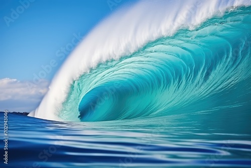 Big Wave About To Break, Surfing Challenge Awaits © Anastasiia