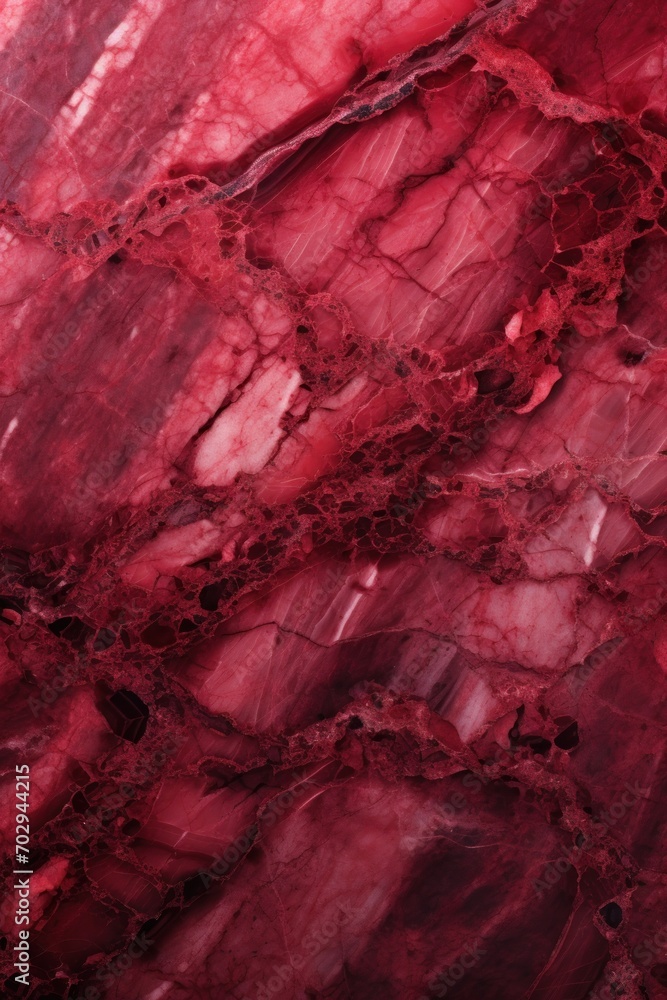 Ruby red marble texture and background