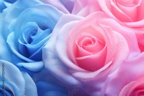 Rose cyan indigo pastel gradient background soft