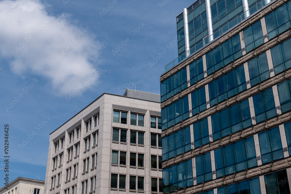 Skyline Elegance: A Modern Office Building Reaching for the Skies