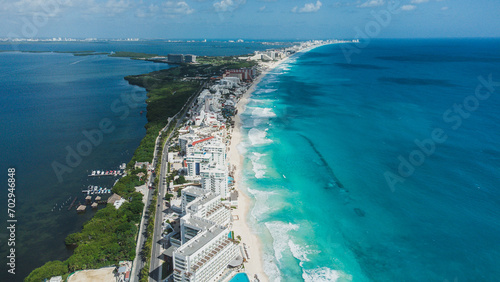 Zona Hoteleira de Cancun no México