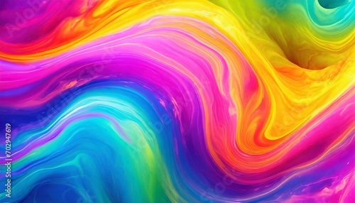 amazing colorful abstract background with a wave liquid paint panoramic 4k wallpaper