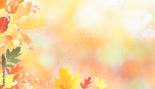 banner autumn background