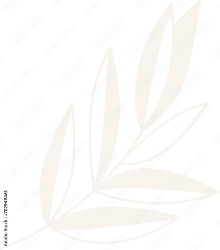 Tropical Leaf Silhouette Tropical Leaf Silhouette