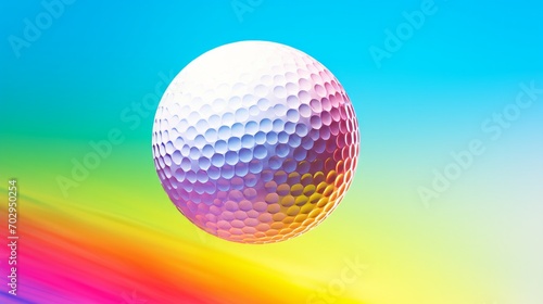 A Golf Ball in Mid-Air