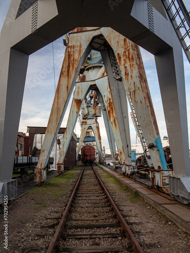 Old Cranes at Hamburg Port Museum