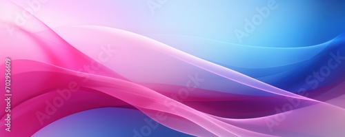 Pastel tone fuchsia pink blue gradient defocused abstract photo smooth lines photo