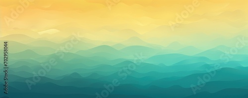 Mustard indigo teal pastel gradient background © Celina