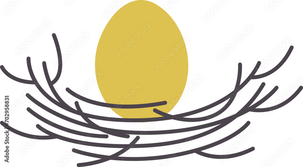 Egg In Nest Egg In Nest