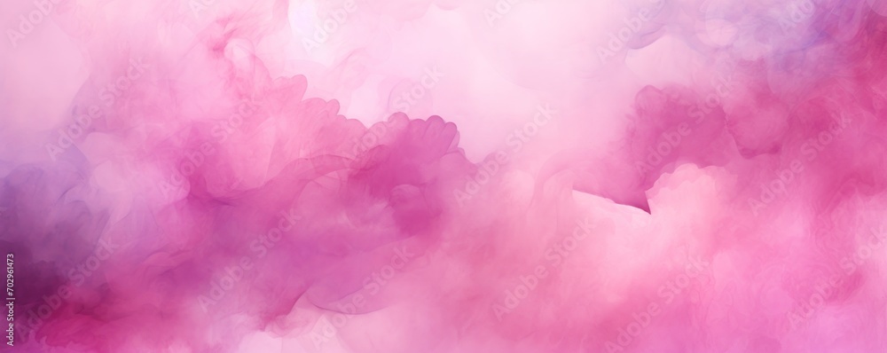 Magenta Pink watercolor abstract background