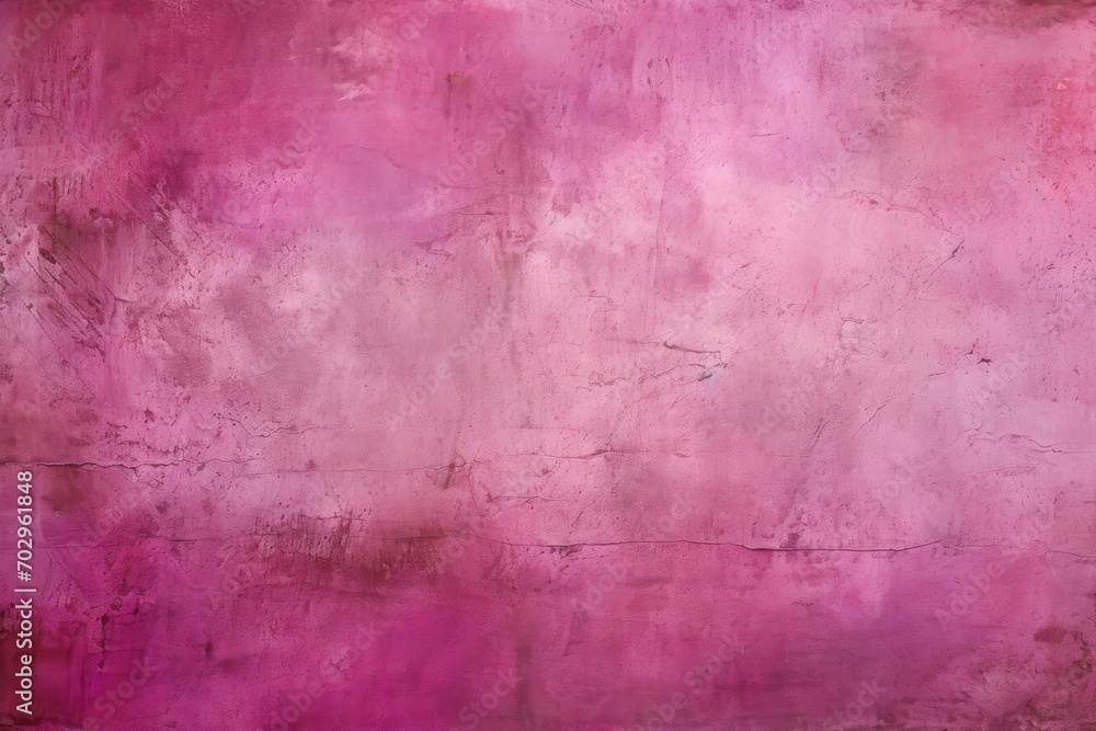 Magenta Pink background on cement floor texture 