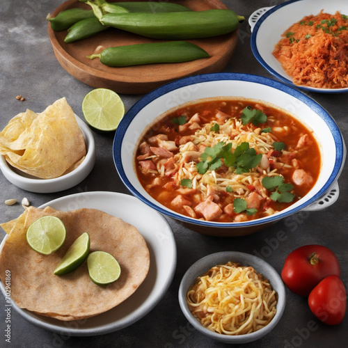 Mexican hominy stew