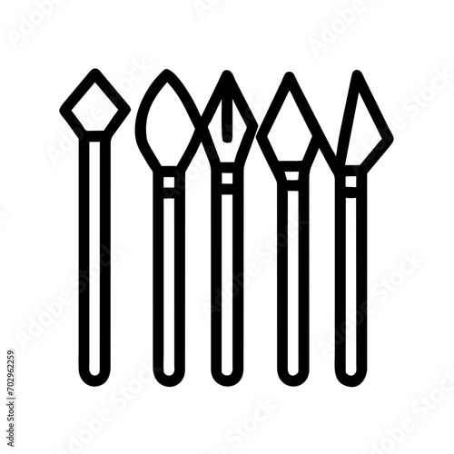 A set of masonry tools. vektor icon illustation