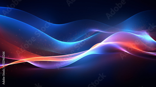 abstract wallpaper light lines light in space