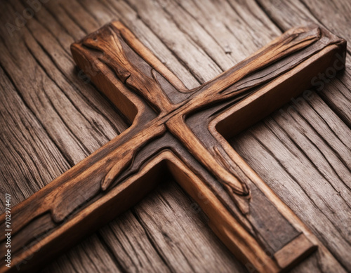 Wooden Cross, Crown of Thorns, Nails