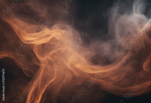 Radiant Smoke Swirls Background