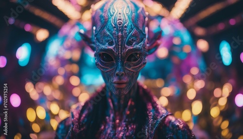 alien in space