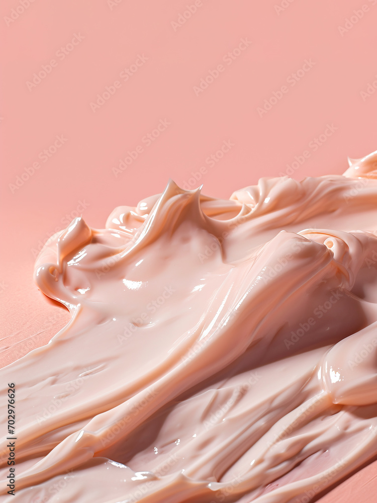 Macro pink cream texture Macro pink cream texture