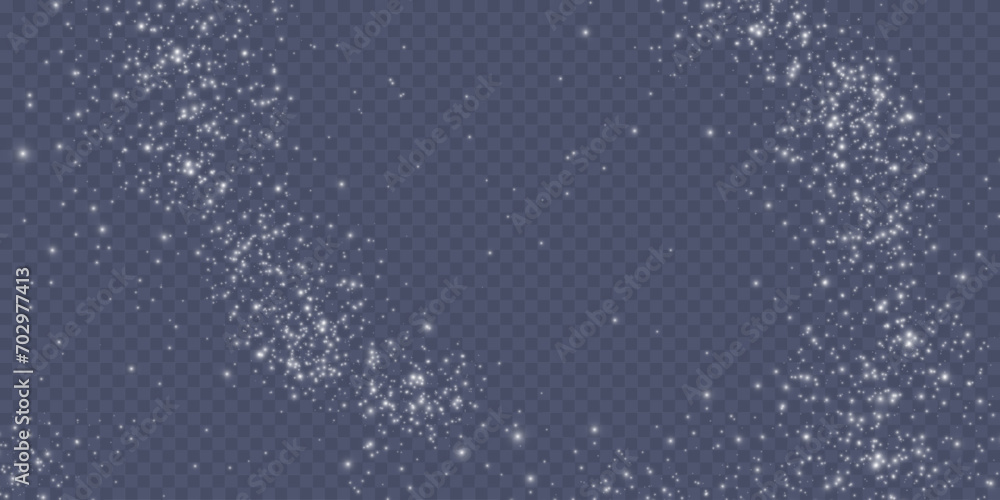 White png dust light. Christmas background of shining dust Christmas glowing light bokeh confetti and spark overlay texture for your design. White png dust light. Christmas background of shining dust Christmas glowing light bokeh confetti and spark overlay texture for your design.