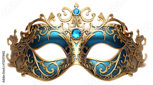 Opera carnival mask cut out photo