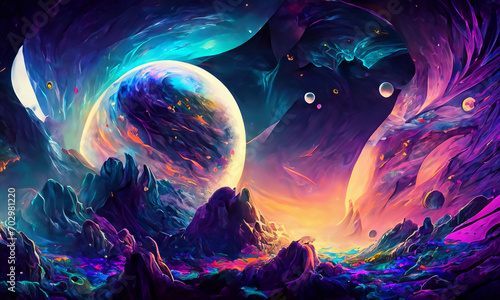 Space Dreams Otherworldly AI Art