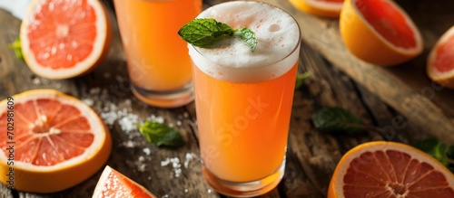 Ready-to-drink craft beer made from tart grapefruits.