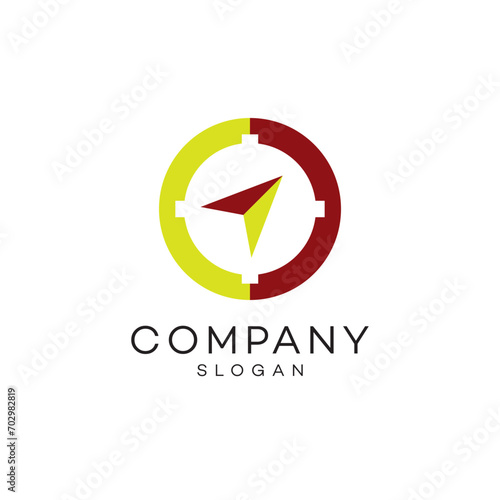 Aero round direction adventure logo design timeless emblem brand identity logotype abstract minimalist monogram typography vector logo