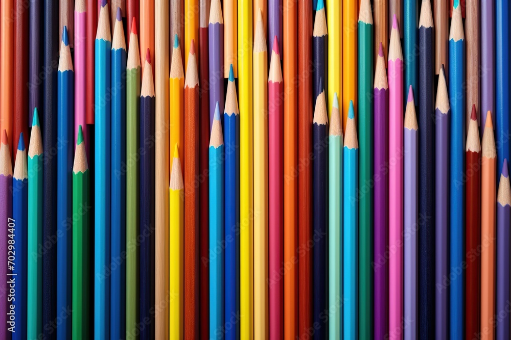 Colorful pencils background Colorful pencils background