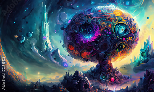 Space Dreams Otherworldly AI Art