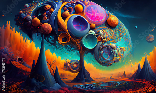 Space Dreams Otherworldly AI Art