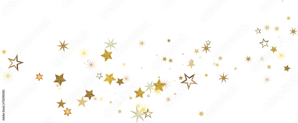Gold Glitter Star Sparkles - obrazy, fototapety, plakaty 