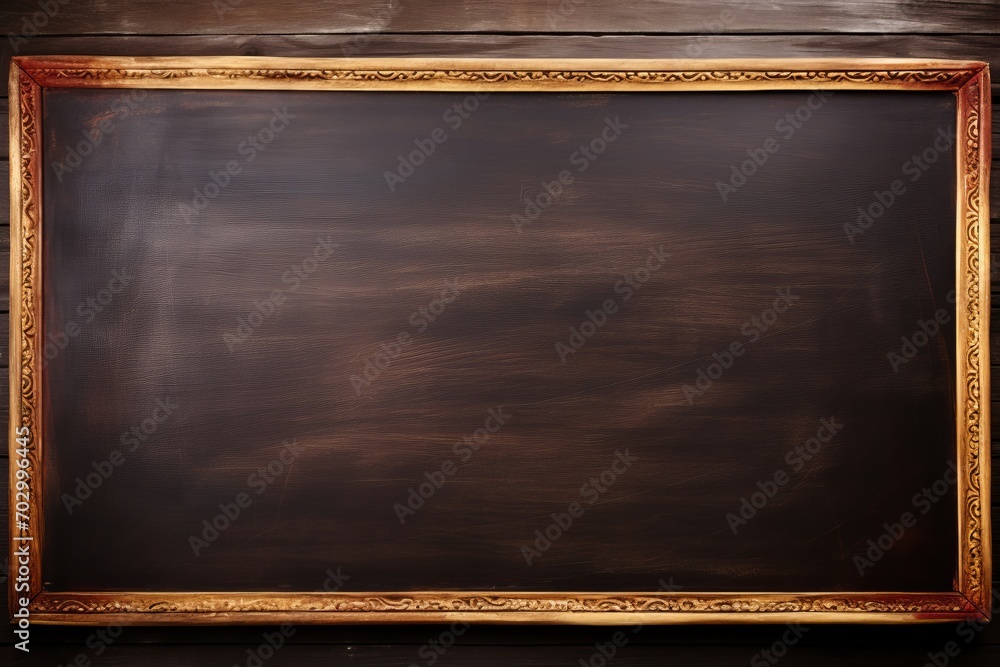 Retro blackboard texture background with chalkboard surface for a vintage and nostalgic feel - obrazy, fototapety, plakaty 