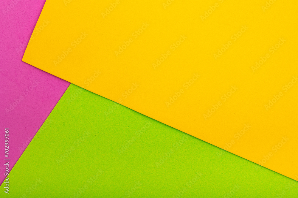 Colorful paper background. Colored foam paper.