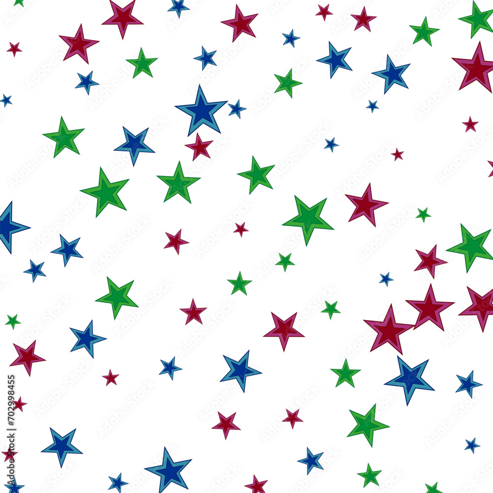 Abstract party celebration Christmas background. White abstract background with blue, green and purple stars. Beautiful holiday background Abstract party celebration Christmas background. White abstract background with blue, green and purple stars. Beautiful holiday background