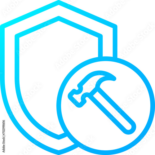 shockproof	gradient  icon
