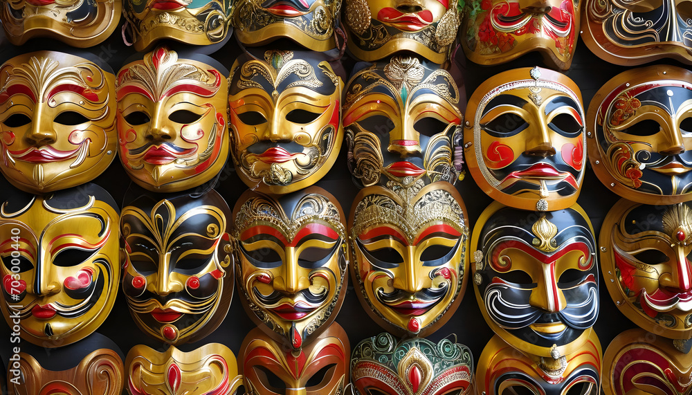 Wooden Face Masks