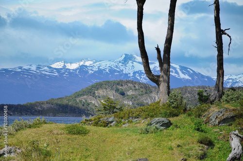 Tierra del Fuego National Park is a national park on the Argentine part of the island of Tierra del Fuego in the ecoregion of Patagonic Forest and Altos Andes, a part of the subantarctic forest