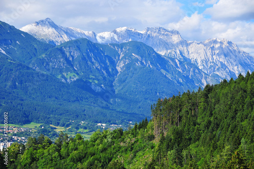 Alpine landscape near Innsbruck  Austria