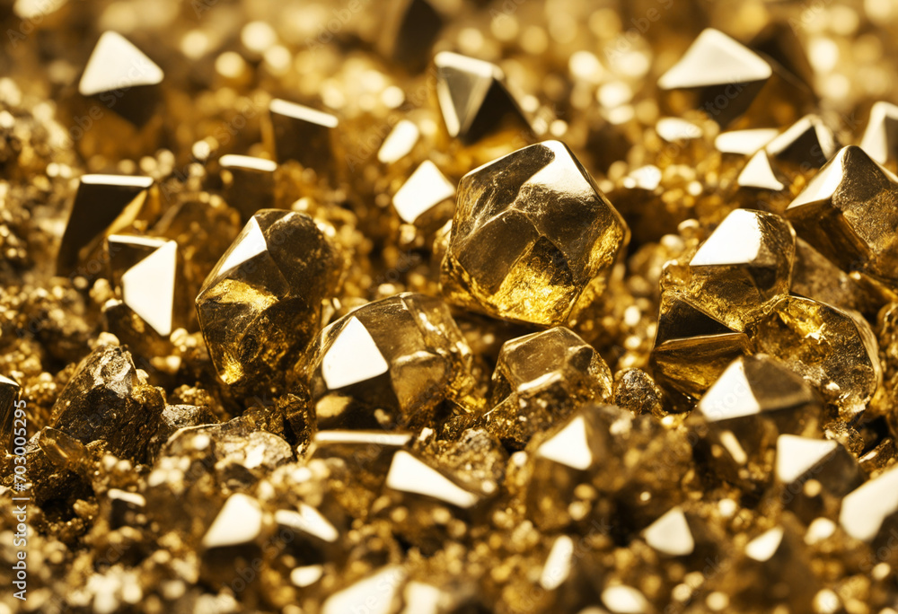 Shiny backdrop. Small piece of gold. Close-up. Shiny backdrop. Small piece of gold. Close-up.