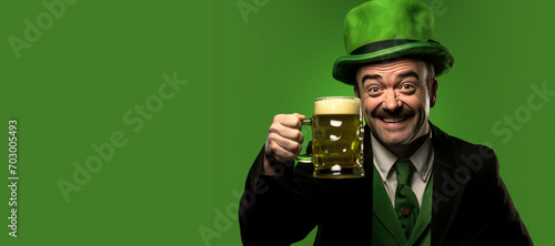Man Celebrating St Patricks...