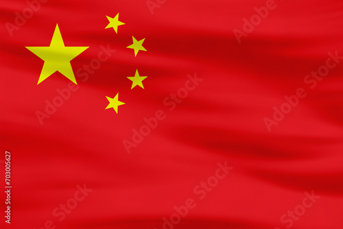 China Flag - Red with Yellow Stars